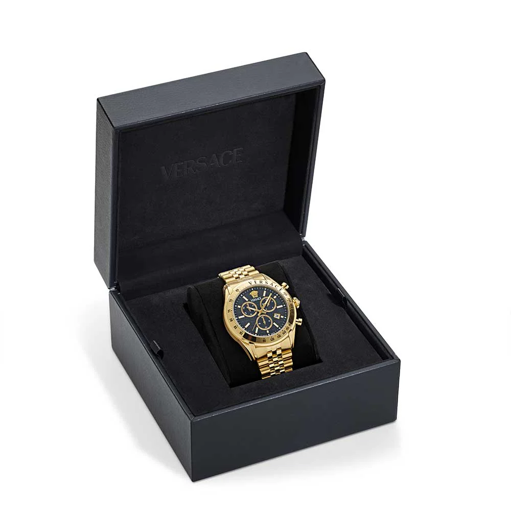 Versace Chrono Master Black Dial Watch For Men - VE8R00624 - Image 4