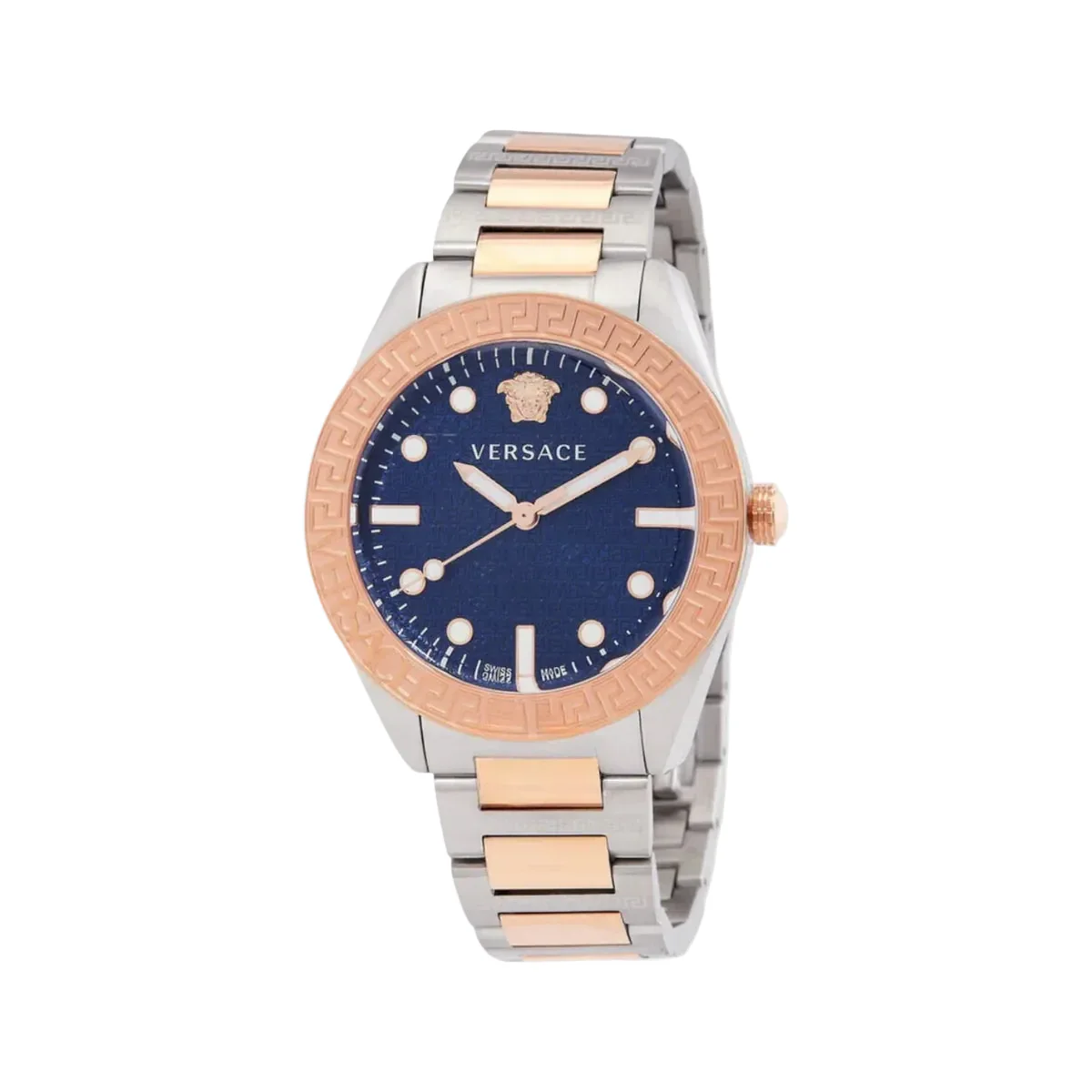 Versace Greca Dome Blue Dial Analog Men's Watch VE2T00724