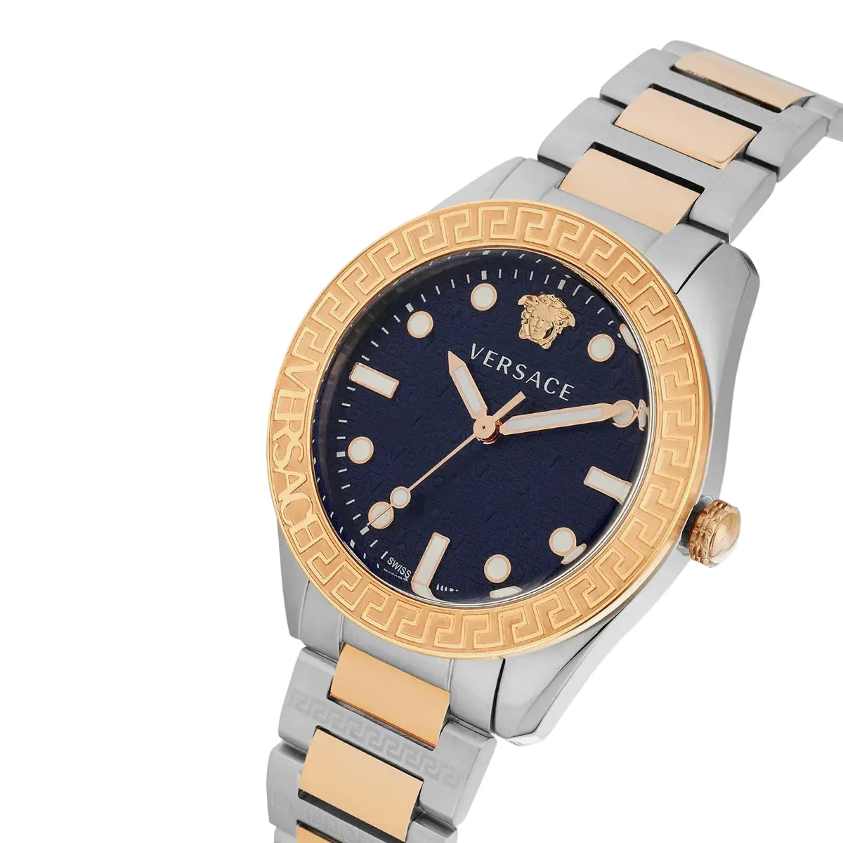 Versace Greca Dome Blue Dial Analog Men's Watch VE2T00724 - Image 2