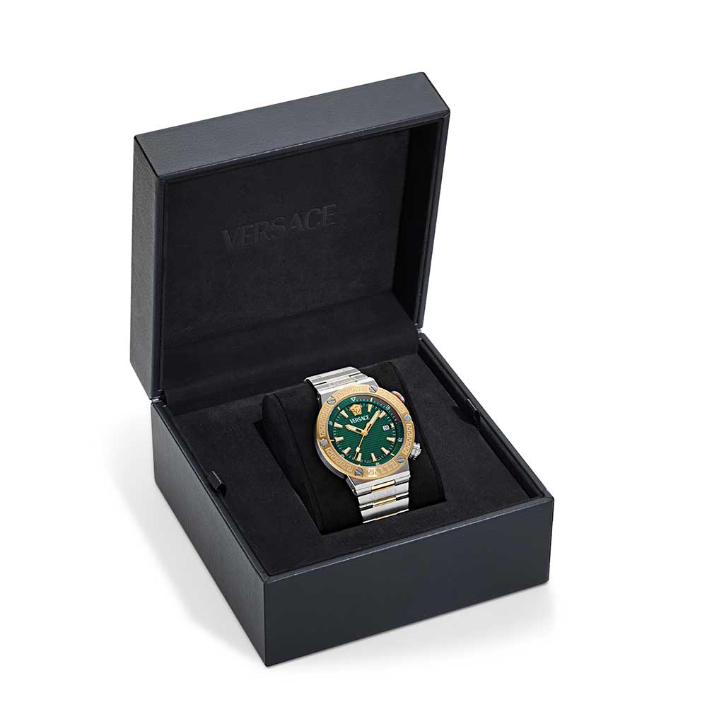Versace Greca Logo Diver Round Dial Men Watch VE8G00524 - Image 4