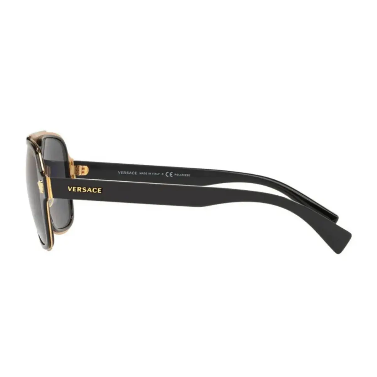 Versace Polarized Gray Navigator Men's Sunglasses VE2199 100281 56 - Image 4