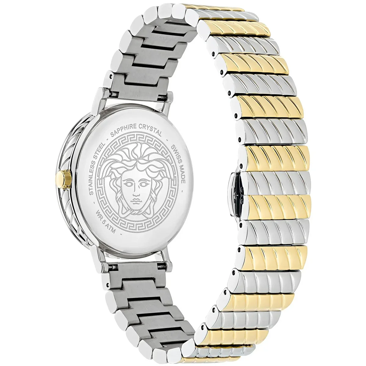 Versace Quartz Green Dial Analog Recycled Women's Watch VE0O00225 - Image 2