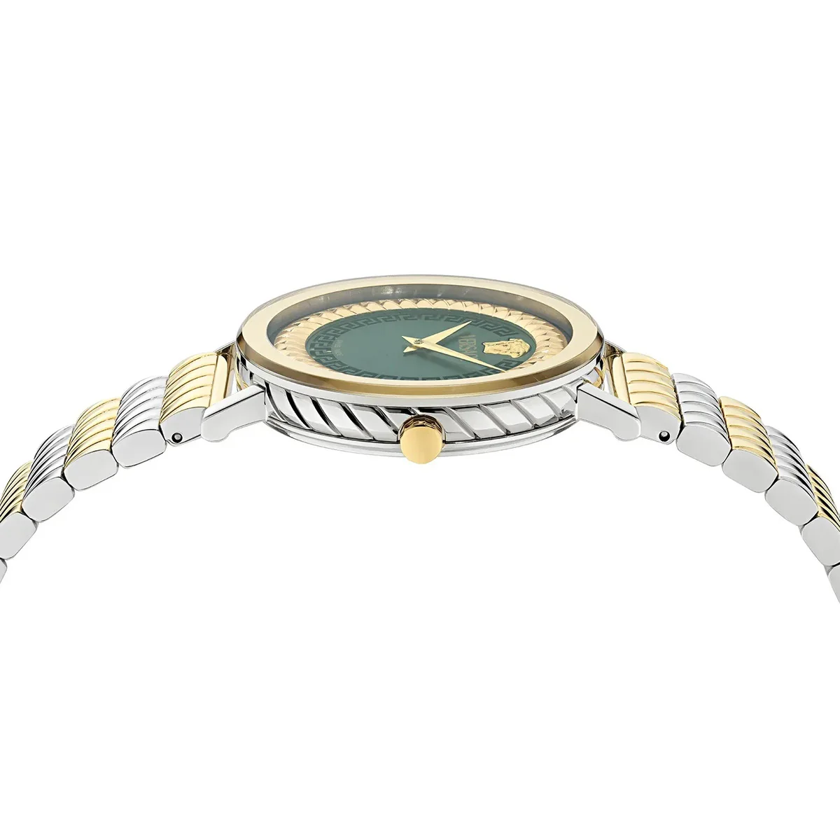 Versace Quartz Green Dial Analog Recycled Women's Watch VE0O00225 - Image 3