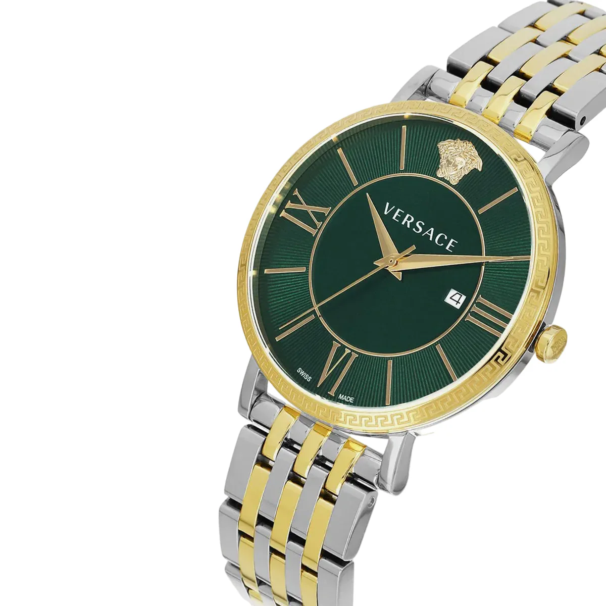 Versace V-Eternal Quartz Green Dial Analog Men's Watch VENCA0224 - Image 2