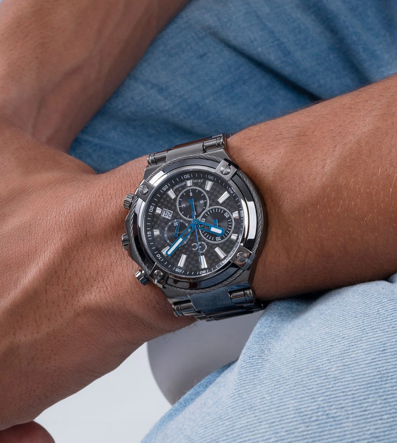Y89003G2MF | GC Cablesport Chronograph Watch for Men - Image 6