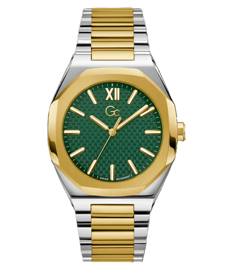Z26002G9MF GC  | Tonneau Green Analog Stainless Steel Watch (Men)